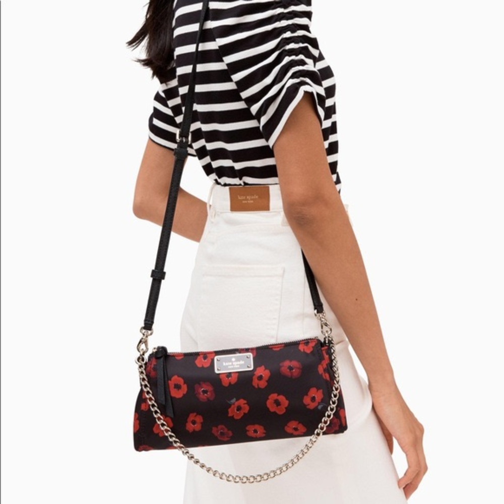 Kate spade Jane Wilson road poppy mini crossbody- excellent condition!